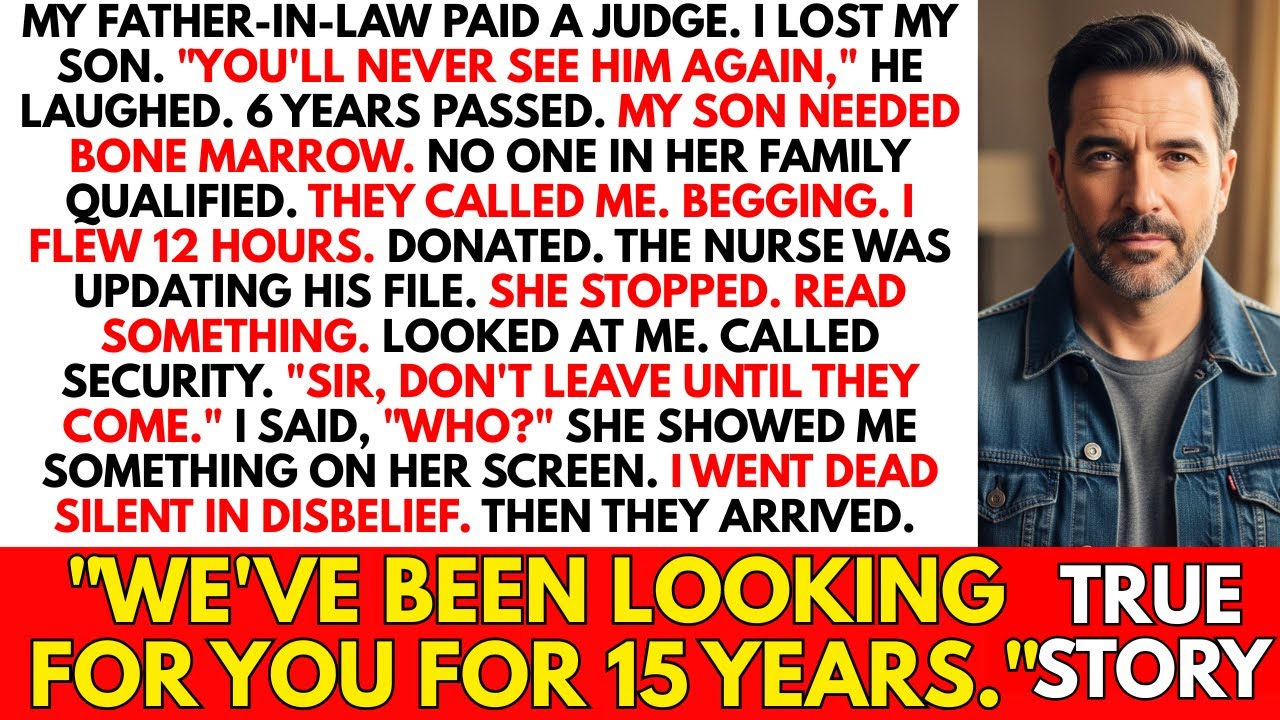 My Son Needed Bone Marrow. I Was the Only Match. The Nurse Read His File and Called Security...