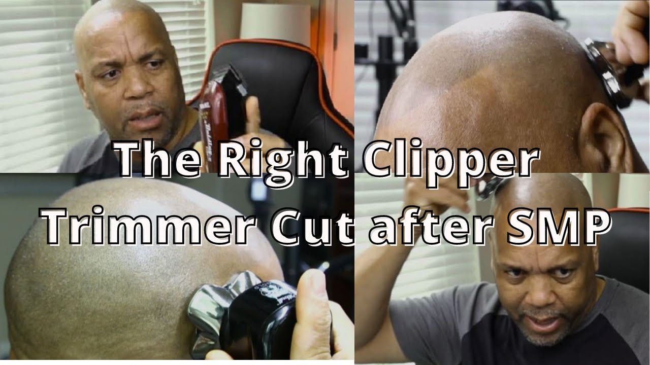 Finding The Right Clipper Trimmer Cut after SMP Scalp micropigmentation