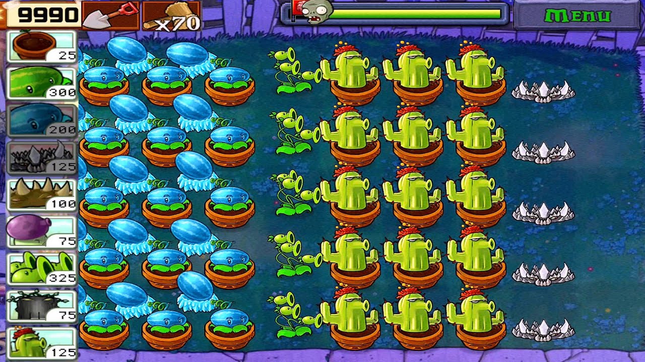 Plants vs Zombies || Winter Melon + Cactus vs Zombies || Full Highlight HD [ 1080p ]