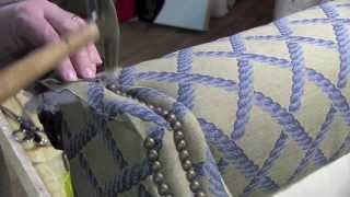 Upholstery Tack Strip Demo - How to Use 