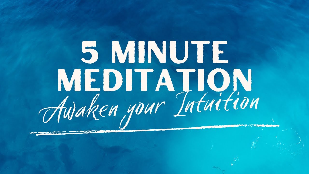 Awaken your intuition with 5 minutes guided affirmations. - YouTube