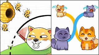 Doge Rescue Draw to Save VS Cat Puzzle Draw to Kitten - All Levels SpeedRun  Ep 1 screenshot 3