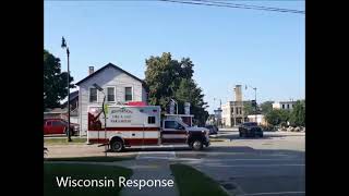 Jefferson EMS Ambulance 754 Responding