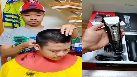 Hướng dẫn cắt tóc tại nhà bằng tông đơ codos 918 ( LH 09.66625755 )