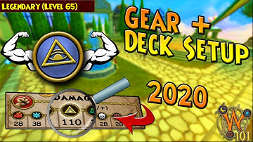 Wizard101: Legendary (60) Myth Gear + Deck Setup 2020