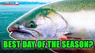 The BEST DAY Of Salmon Fishing Of The SEASON!