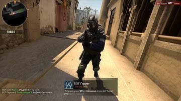 CSGO Mirage terrorists (play with bots)