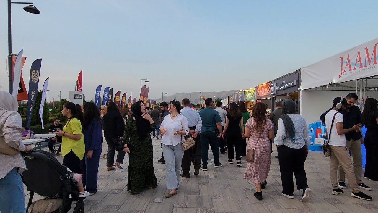 Sulaymaniyah mawlana park festival 4k 60 fps (Kurdistan)