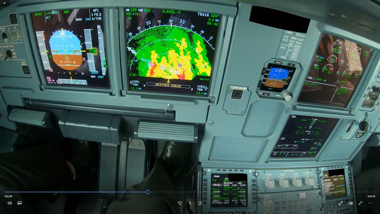 A320 Descent Management - VVTS, the effect of being heavy and selecting Flap 2
