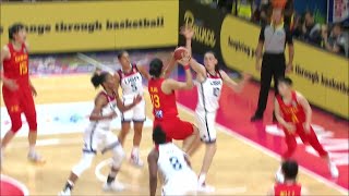Breanna Stewart STUFFS Shot Attempt! | USA Basketball vs China | Women's World Cup 2022