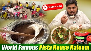 World Famous pista House Haleem Ki Making | Best Haleem in Hyderabad