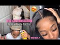 HOW TO CUSTOMIZE 6x6 LACE CLOSURE WIG START TO FINISH | Bleaching Knots + Plucking | WigginsHair