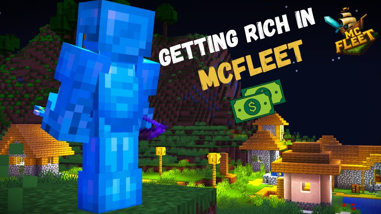 Getting rich in Mcfleet s4 @GamerFleet public server | Minecraft live 