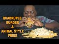 BEAST MODE MAKES A BURGER & FRIES | AMAZING REACTION