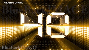Stock Footage Countdown Numbers Digits timer count intro leader trailer Countdown D60a HD