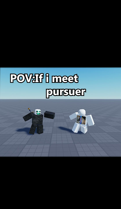 POV : if i meet pursuer  #roblox #robloxanimation #dieofdeath