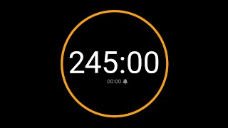 245 Minute Timer with Alarm / iPhone Timer Style