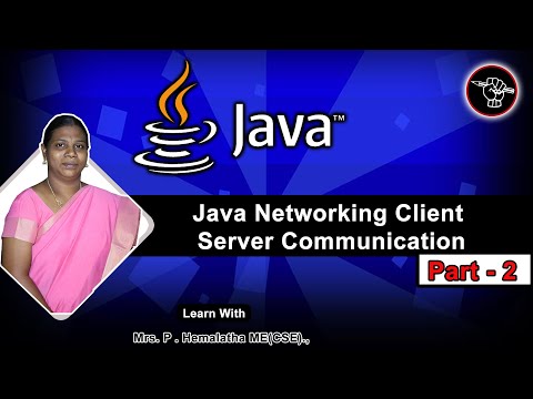 Java Networking Client server Communication | Networking Concept Program | Part - 2 | Tamil Academy