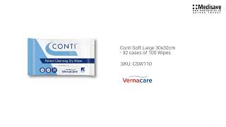 Conti Soft Large 30x32cm 32 cases of 100 Wipes CSW110 screenshot 5