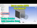 ✅ ANSYS DesignModeler - Ansys BETA Options / Solid Extension - Basic Tutorial 22