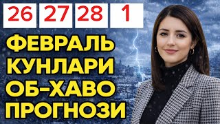 Sovuq Qaytmoqda 28-Fevraldan Ob-Havo Keskin Ozgaradi