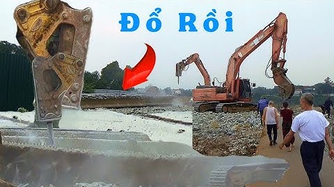 Cú gạt đổ dầm ngoạn mục bê tông 80tấn dưới chân cầu phong châu mới khi nhìn thấy khiếp 