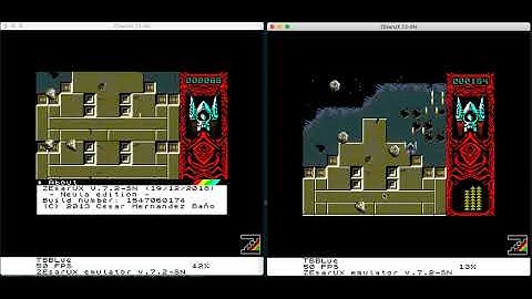 ZEsarUX emulator - Spectrum Next Layer 2 scroll fixed