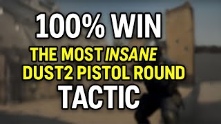 100% Win The Most Insane Dust2 Pistol Round Tactic