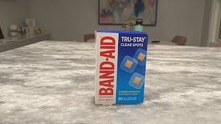 Band-Aid Brand Tru-Stay Clear Spots Bandages for Discreet First Aid, All One Size, 50 Count
