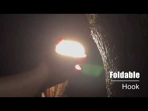 Світлодіодний ліхтар кемпінг, АКБ Li-Ion, Power Bank, магніт, ЗП Туре-C, видео 1