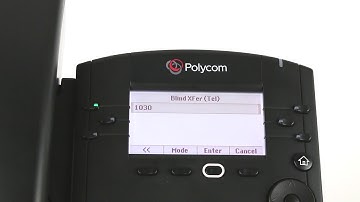 Polycom VVX 301 -  Blind Transfer
