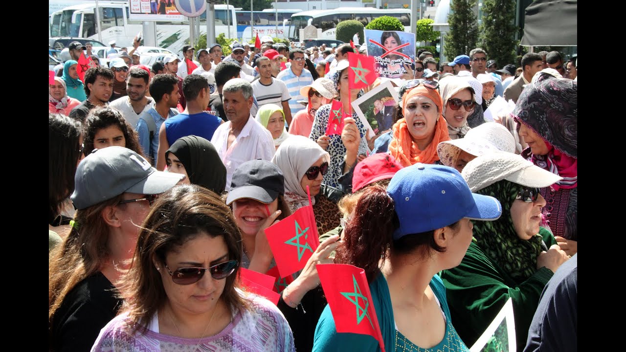 وقفة احتجاجية أمام السفارة المصرية بالرباط ضد الإعلامية التي أهانت المغربيات والمغرب