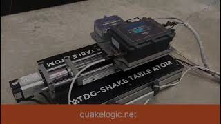 QuakeLogic ATOM Shake Table - Low Cost and Portable for Your Research Lab