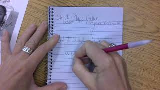 Math: 1-7 Compare Decimals