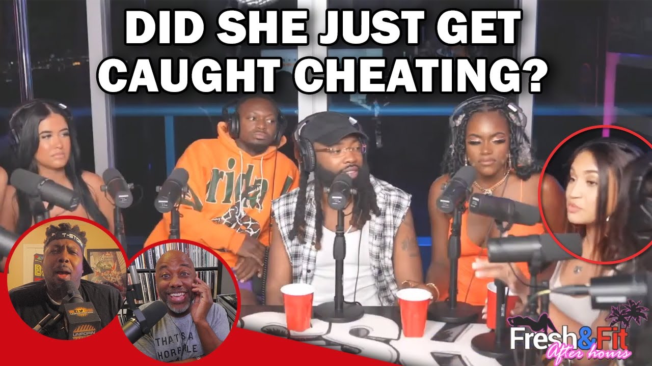 Busted!  She outed herself on the Fresh and Fit podcast | @freshandfitmiami