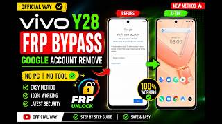 Vivo Y28 Bypass Google Account Unlock Latest Method 2026 ✅