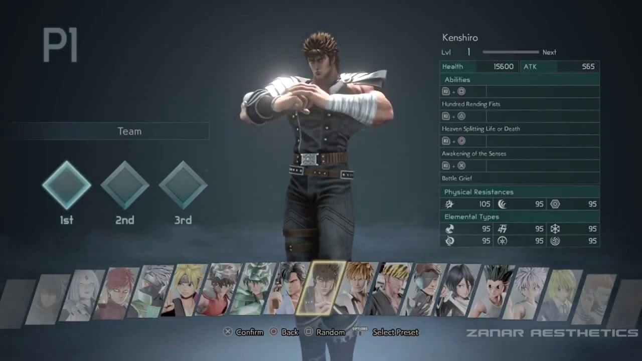 Tous Les Perso De Jump Force