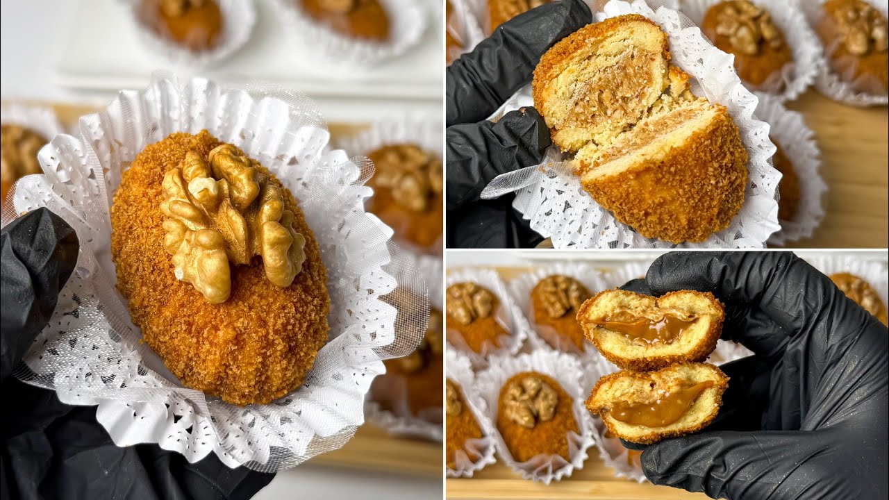 الحلوة لي لازم تكون حاضرة فالعيد🌙 قاطو محشي بحشو معلك وبنييين يذوب فالفم مع طريقة عمل النيسلي كراميل