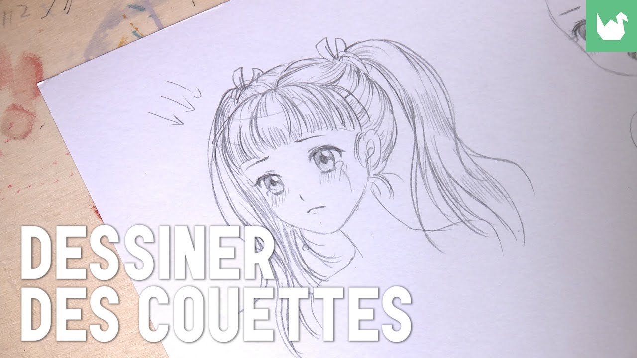 Dessiner Une Fille Avec Deux Couettes Apprendre à Dessiner