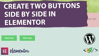 Celebrity How to Create Two Buttons Side by Side in Elementor WordPress Profile