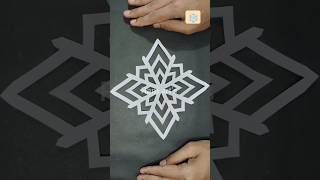How to make paper snow flakes ❄️ (agar video acchi lagi to please 🥺 subscribe kare) #diy #shorts #yt