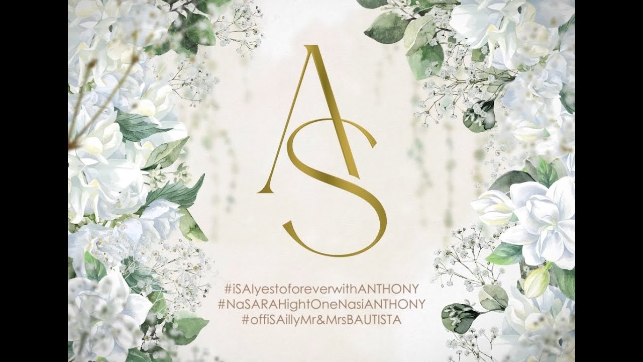 Anthony and Sarah Monogram Animation - YouTube