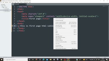 How to create basic webpage with Sublime Text3# How to Run code Html code Run | How to run code