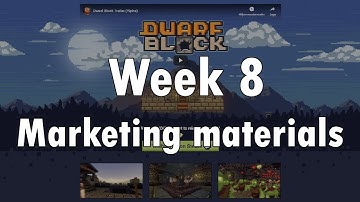 Dwarf Block Devlog week #8 - Marketing materials