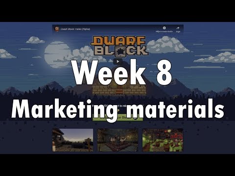 Dwarf Block Devlog week #8 - Marketing materials