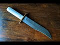 Bear and son american bowie damascus and bone