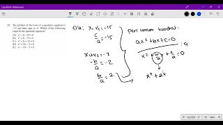 Diagnostic Test SAT MATH Level 1 (Part 5)
