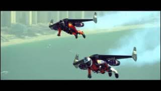 Jet pack flying   in Dubai
