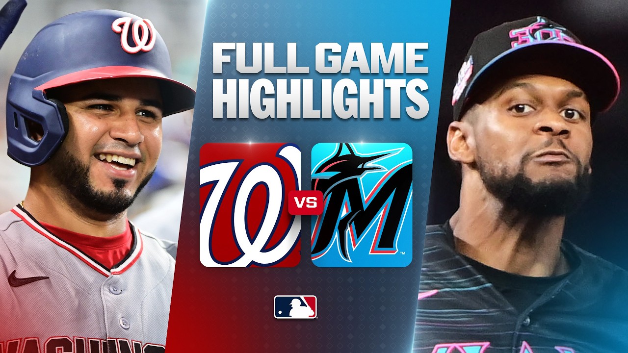 [메이저리그 베이스볼 (MLB)] 마이애미 말린스 3 : 2 워싱턴 내셔널스 경기 결과·하이라이트