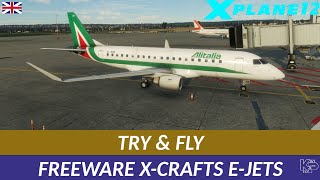 [XP12] TRY&FLY FREEWARE X-CRAFTS E-JETS (ENGLISH)